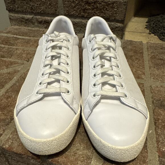 Adidas Originals Unisex Rod Laver Trainer Shoes Sneakers White Black Retro Sz 9 - Picture 2 of 16